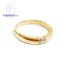 แหวนพิงค์โกลด์ แหวนเพชร แหวนแต่งงาน แหวนหมั้น - R1178DPG